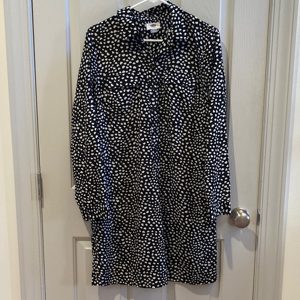 EUC Old Navy Black/White Dress